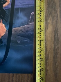 Super C NES Nintendo Power Promo Poster / Dragon Warrior Map 1990 Konami Contra