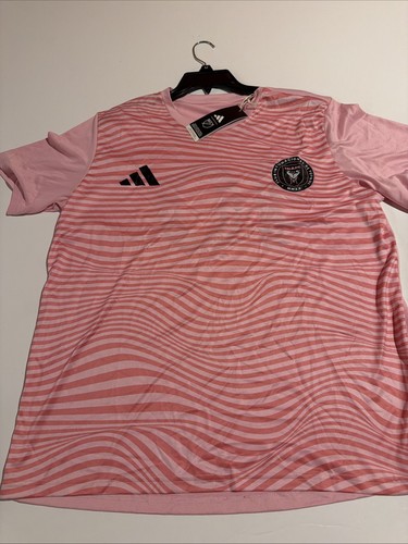 adidas Inter Miami Messi Name & Number Jersey Shirt (True Pink) Sz L JJ2590 NWT
