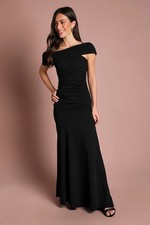 Coast Black Fit & Flare Dress Womens Black Tie Dresses