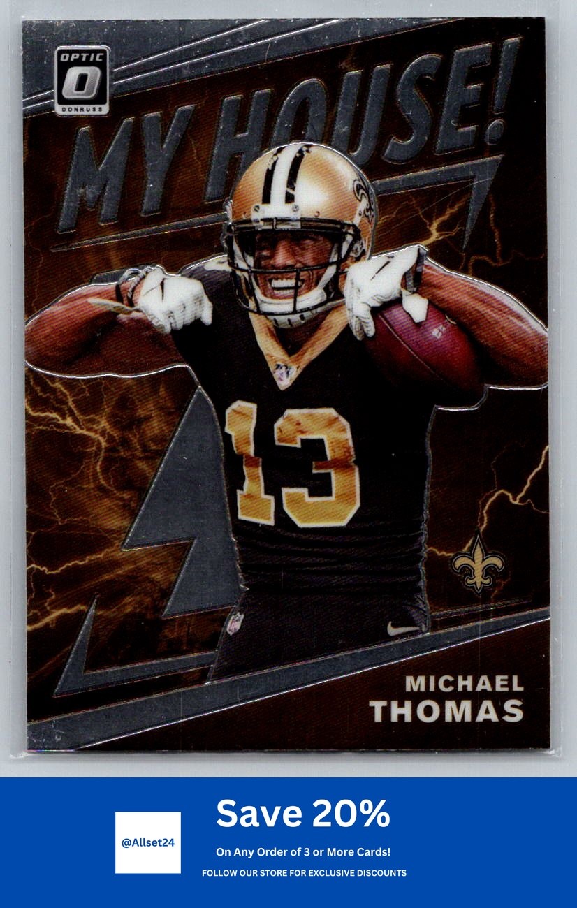 2020 Donruss Optic #MH-4 Michael Thomas My House! New Orleans Saints I44