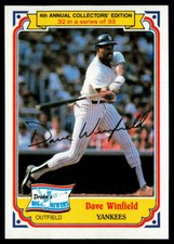 1984 Topps Drake's Big Hitters #32 Dave Winfield NM or Better