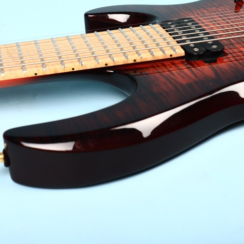 Kiesel Carvin DC800 2016 8 cuerdas cuello a través Orangeburst flamed - Imagen 16 de 23