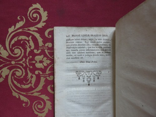 G. Culleni primae lineae medicinalis praxeos Lugduni batavorum 1779 tomi primi - Foto 6 di 7