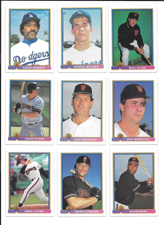 1991 Bowman Baseball Trading Cards / You Choose #s 602 - 702 / mb42 - Image 2 of 4
