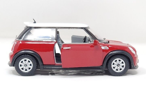 New 5" Kinsmart Mini Cooper S Diecast Model Toy Car 1:28 Red - Picture 3 of 44