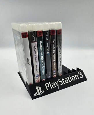 Playstation 3 PS3 Game Display Stand 3D Printed Lerpo3D