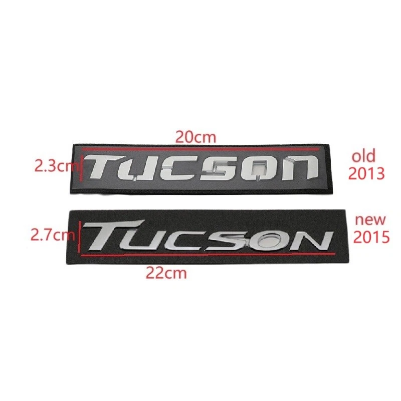 Para Hyundai TUCSON 1PCS Logotipo trasero ABS Insignias y emblemas Nuevo 2015-23 - Imagen 2 de 4