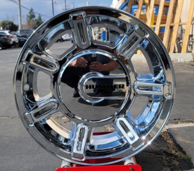 4 - New Chrome 17'' Hummer H2 OEM Factory Wheels Rims Yukon Sierra 6300