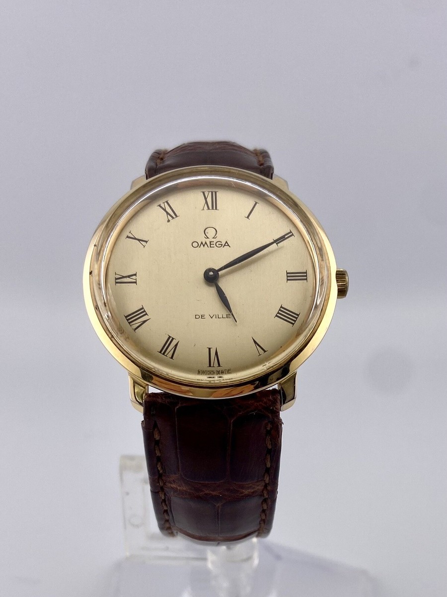 OMEGA DeVille Vintage Gold Plated | eBay
