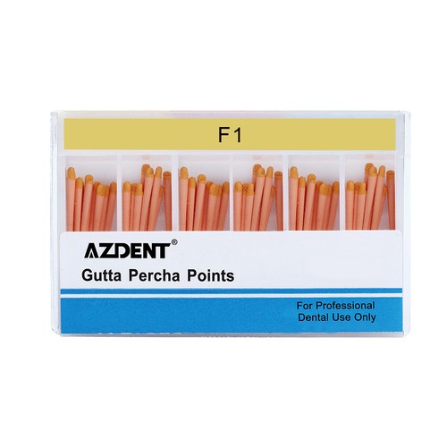 AZDENT Dental Endo Gutta Percha Points Root Canal Obturation GP0.04/.06 F1 F2 F3 - Picture 2 of 51