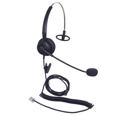 Xintronics Cuffie Telefono Fisso Monoaurale RJ9 con Microfono a (u2S) | eBay