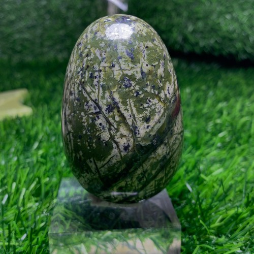 Wow Wonderful Amazing Top Quality Jungle Green Serpentine Egg From Pakistan - Picture 6 of 7