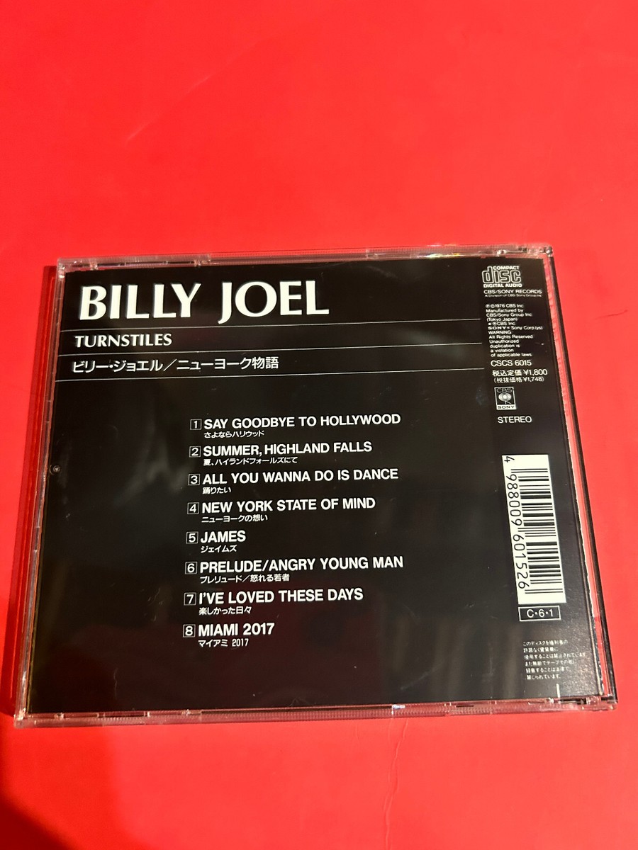 BILLY JOEL TURNSTILES CBS/SONY CSCS-6015 JAPAN Release edition CD