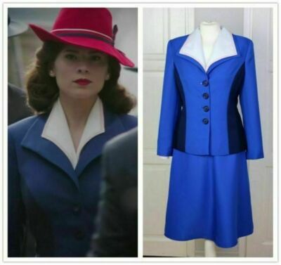agent carter blue dress ARIANNA Formal Dress