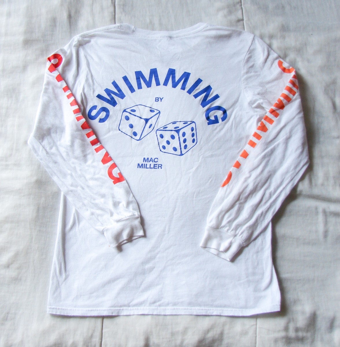 Mac Miller Swimming Tシャツ Mac Miller Swimming Graphic Rap Tee T Shirt White M | eBay