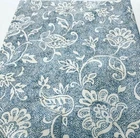 RALPH LAUREN PILLOW SHAM KING Floral #5 Blue Ivory NEW