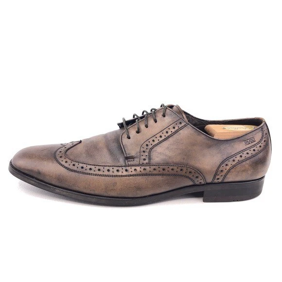 Hugo boss wingtip best sale shoes