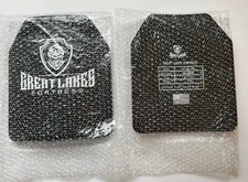 Body Armor Bullet Proof Plates  UHMWPE Level IIIA 3A Curved 10x12 PAIR Only 1 lb