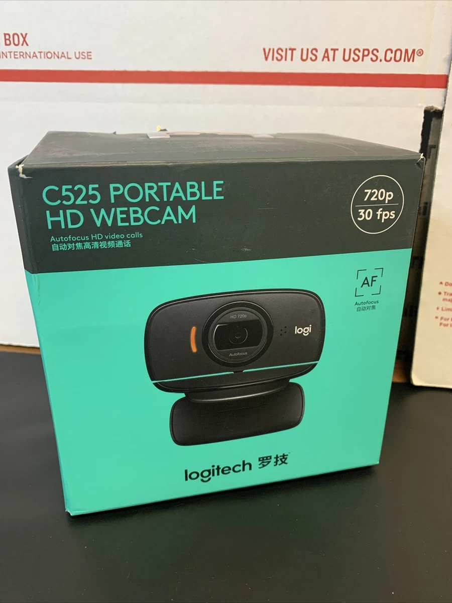 Logitech C525 Portable HD 720p Built in Mic USB Webcam 97855073372