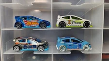 Hot Wheels '12 Ford Fiesta Loose Car Lot (4 cars)