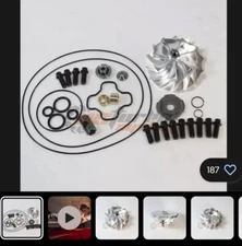 GTP38 TP38 7+7 Billet Compressor Wheel Rebuild Kit for Ford Powerstroke 7.3L V8