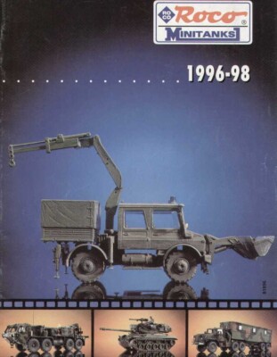 catalog ROCO MINITANKS 1996/98 HO 1:87 D E F bb