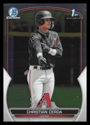 2023 Bowman #BCP-56 Christian Cerda Arizona Diamondbacks Chrome Prospects
