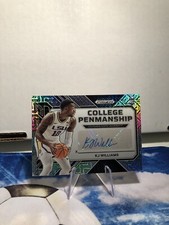 2023-24 Panini Prizm Draft Picks College Penmanship Mojo /25 KJ Williams Auto