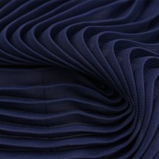 Tissu De Chiffon Plissé Artisanat 1M Pour Robe Jupe Couture—Rouge/Blanc/Noir