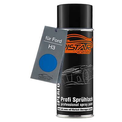 Autolack Spraydose für Ford H3 Blue Prin Sommer Blue Basislack Sprühdose 400ml