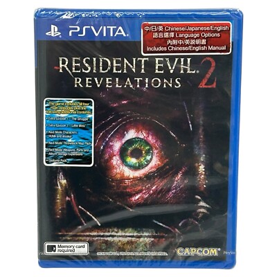 Resident Evil Revelations 2 Playstation Vita Asia English Multi Lang NEW RARE