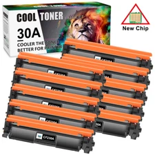 10PK CF230A Toner Compatible with HP 30A LaserJet Pro MFP M227fdn M227fdw M203dw