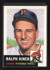 1991 Topps Archives 1953 #191 Ralph Kiner Pittsburgh Pirates
