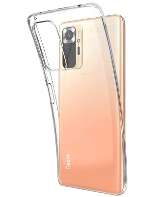 COVER CASE FOR XIAOMI REDMI NOTE 10 PRO SILICONE TPU CLEAR ULTRA SLIM