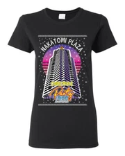 Retro Nakatomi Plaza 1988 Holiday Party Women Graphic TShirt
