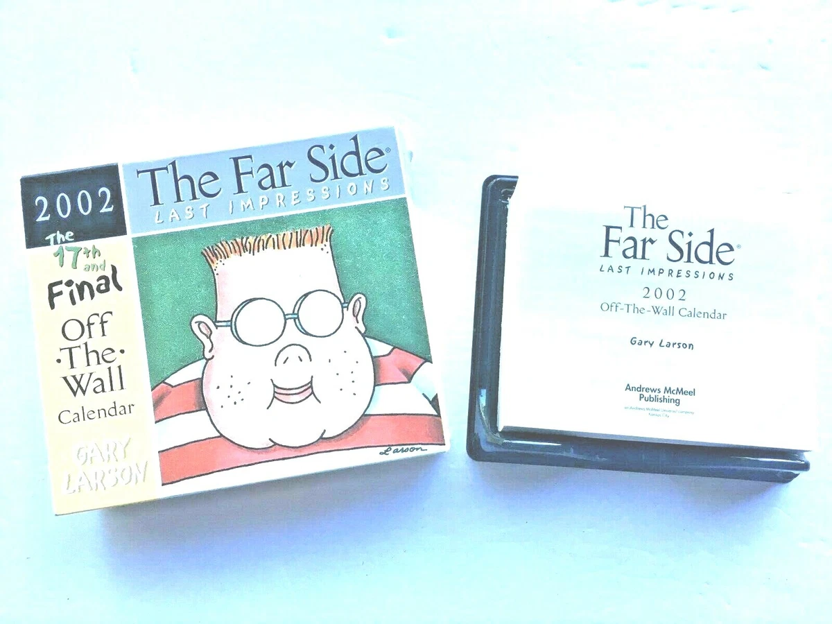 The Far Side 2002 Daily Calendar 17th & Final Off the Wall Last Impressions  | eBay