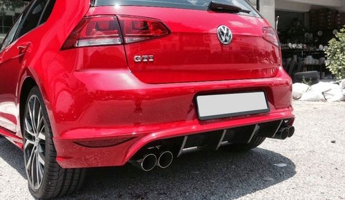 VW GOLF MK7 VII PARE-CHOCS ARRIÈRE SPOILER / JUPE / VALANCE