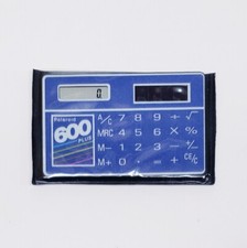RARE Solar Calculator Polaroid 600 Plus Promo Slim Pocket Vintage 80s Working