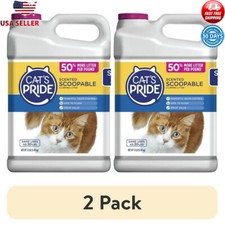 Scoopable Cat Litter 12lb Flushable Clumping Lightweight Odor Control Low Dust