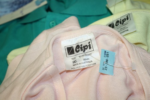 Vintage Pink Mens Cipi Top - Size 90cm - New With Tags - Made In Australia - Picture 3 of 3