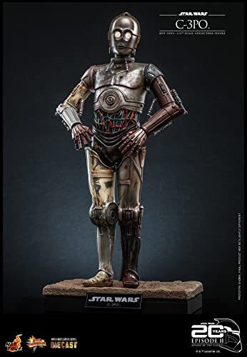 Hot Toys Star Wars Attack of the Clones C-3PO Figure Movie Masterpiece DIECAST - Picture 8 of 10