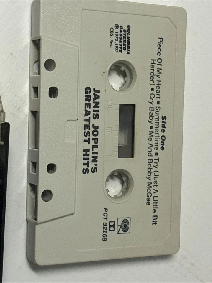 Janis Joplin Greatest Hits 1972 Cassette Tape Columbia PCT 32168 VTG G+ Foto 4 de 4