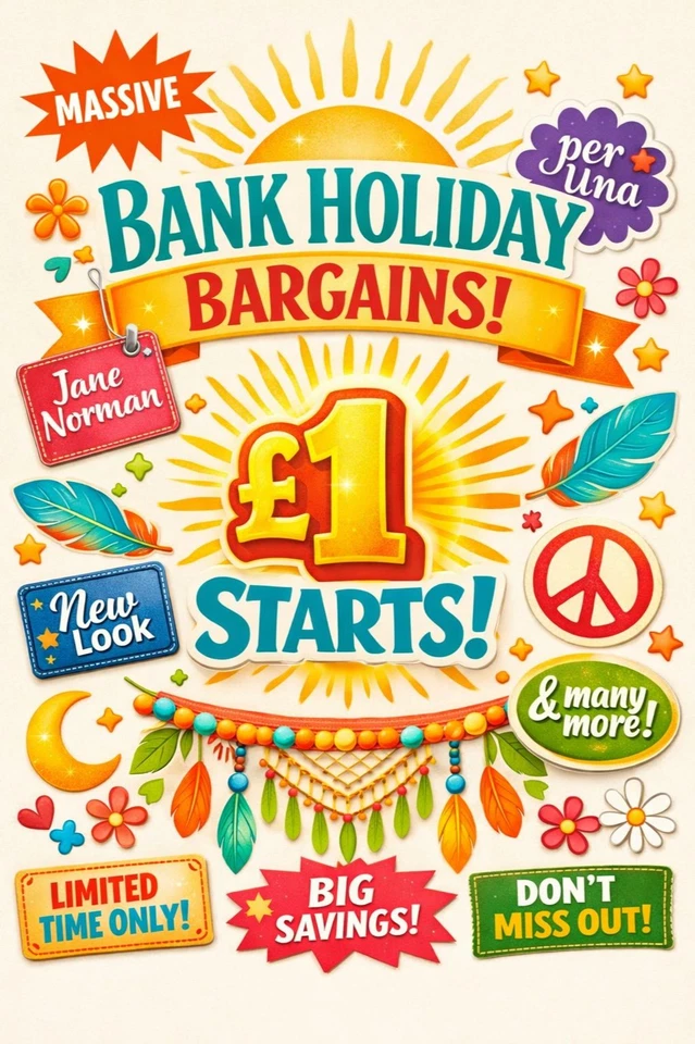 Bank holiday Y2K bangers £1 starts