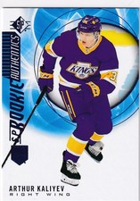 2020-21 UPPER DECK SP HOCKEY ARTHUR KALIYEV ROOKIE AUTHENTICS BLUE PARALLEL