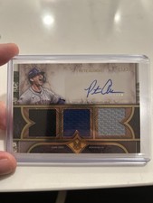 2025 Museum Baseball Pete Alonso Signature Swatches Triple Relic Auto 01/20