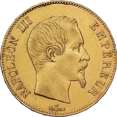 France, Napoléon III, 100 Francs, 1858, Paris, Or, TTB+, Gadoury:1135, KM:786.1 - Photo 1/2