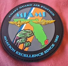 4 COAST GUARD AIR STATION MIAMI PVC HOOK & LO...