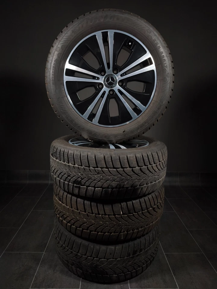 4 Winterräder 225 55 R17 Mercedes E-Klasse W213 S213 A238 C238 17" Alufelgen RDK - Bild 2 von 4