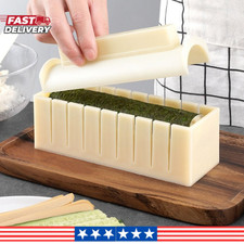 3pcs Sushi Maker Kit Roll Mold Set Round Squa...