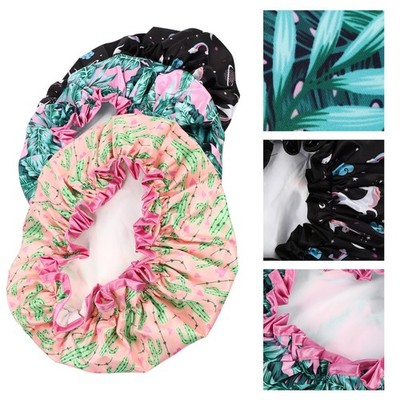 3 PCs 1 Set Digital Printing Protective Cover Duschhüte Haarfärbungshüte